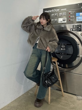 Miyukiさん(レディース・160cm)の冬コーディネート