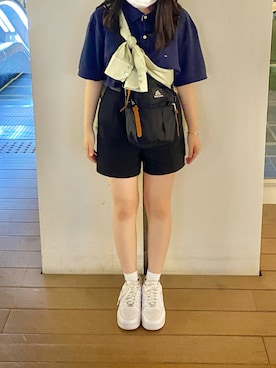 「NIKE(ナイキ)のアイテム(ソックス/靴下)」を使った、hito🌼さん(レディース・147cm)の秋コーディネート