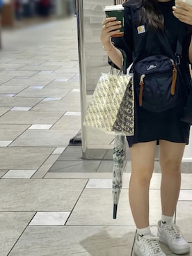 「NIKE(ナイキ)のアイテム(ソックス/靴下)」を使った、hito🌼さん(レディース・147cm)の夏コーディネート