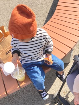 sakuさんの「《CONVERSE》BABY ALL STAR N Z コンバース ベビー オールスター ＮＺ」を使ったコーディネート