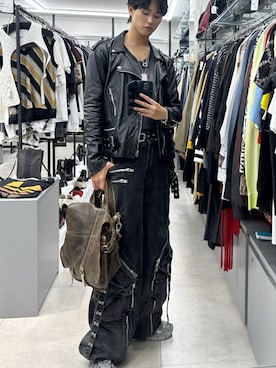 「schott(ショット)のアイテム」を使った、kazuma5508さん(メンズ・178cm)の冬コーディネート