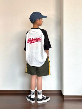「VANS(バンズ)のアイテム(スニーカー)」を使った、ryoooutaaaさん(キッズ・135cm)の春コーディネート