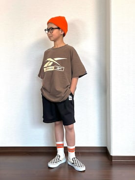 「VANS(バンズ)のアイテム(スニーカー)」を使った、ryoooutaaaさん(キッズ・132cm)の春コーディネート