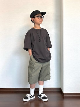 「VANS(バンズ)のアイテム(スニーカー)」を使った、ryoooutaaaさん(キッズ・132cm)の春コーディネート