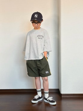 「VANS(バンズ)のアイテム(スニーカー)」を使った、ryoooutaaaさん(キッズ・132cm)の春コーディネート