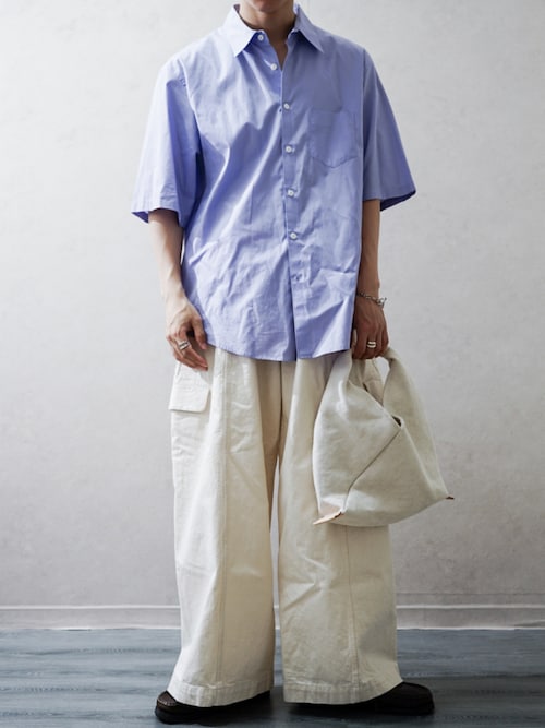 「Clarks Originals(クラークスオリジナルズ)の【国内EXCLUSIVE】<Clarks Originals>GODNEY BOAT シューズ(モカシン/デッキシューズ)」を使った、Takiさん(メンズ・169cm)の春コーディネート