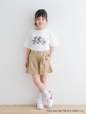 「NIKE(ナイキ)のアイテム(スニーカー)」を使った、DOORS KIDSさん(キッズ・125cm)の夏コーディネート