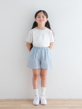 「NIKE(ナイキ)のアイテム(スニーカー)」を使った、DOORS KIDSさん(キッズ・125cm)の夏コーディネート