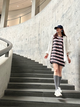 「NIKE(ナイキ)のアイテム(帽子)」を使った、kakendailyさん(レディース・175cm)の春コーディネート