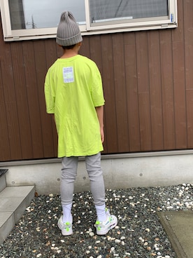 「NIKE(ナイキ)のアイテム(ソックス/靴下)」を使った、omari omariさん(キッズ・148cm)の春コーディネート