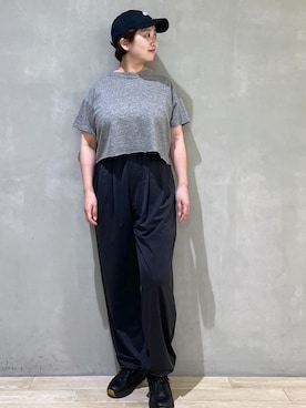 「NIKE(ナイキ)のアイテム(キャップ)」を使った、takedaさん(レディース・154cm・40代)の夏コーディネート