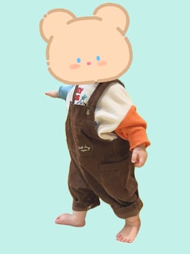 とのとにどねさん(キッズ・70cm)の秋コーディネート