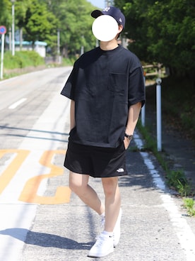 「NIKE(ナイキ)のアイテム(スニーカー)」を使った、しんごさん(メンズ・175cm)の夏コーディネート