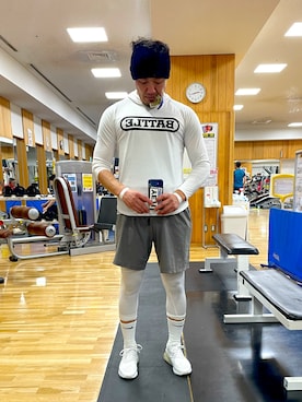 「NIKE(ナイキ)のアイテム(レギンス/スパッツ)」を使った、TAKAさん(メンズ・177cm)の春コーディネート