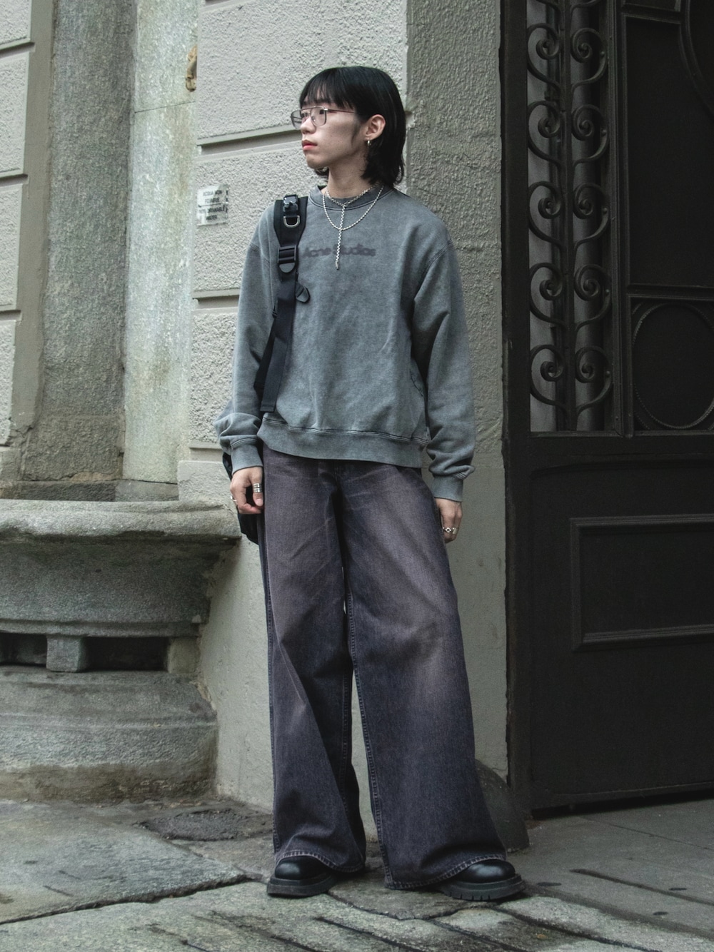 Aoi Sugiyama さんの「"MASU BOYS" BAGGY JEANS（MASU）」を使ったコーディネートの1枚目の写真