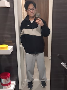 「NIKE(ナイキ)のアイテム(スニーカー)」を使った、金欠おじさんさん(メンズ・165cm・30代)の春コーディネート