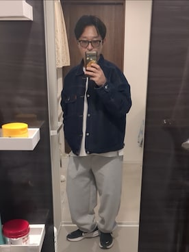 「NIKE(ナイキ)のアイテム(スニーカー)」を使った、金欠おじさんさん(メンズ・165cm・30代)の春コーディネート
