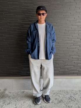 「NIKE(ナイキ)のアイテム(スニーカー)」を使った、金欠おじさんさん(メンズ・165cm・30代)の春コーディネート