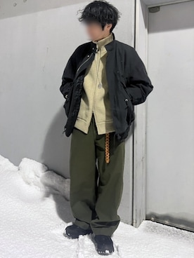 Siyouさんの「LAYERED 3WAY MILITARY BLOUSON(SHORT M-65)」を使ったコーディネート