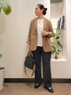 浪口 絵美さん(レディース・164cm)の秋コーディネート
