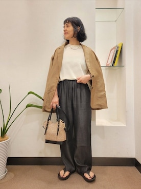 浪口 絵美さん(レディース・164cm)の夏コーディネート
