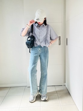 「adidas(アディダス)のアイテム」を使った、❁⃘asa❁⃘さん(レディース・150cm)の春コーディネート