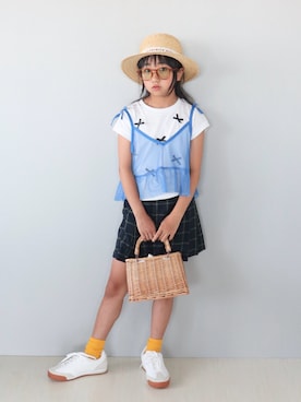 Neneneさん(キッズ・132cm)の夏コーディネート