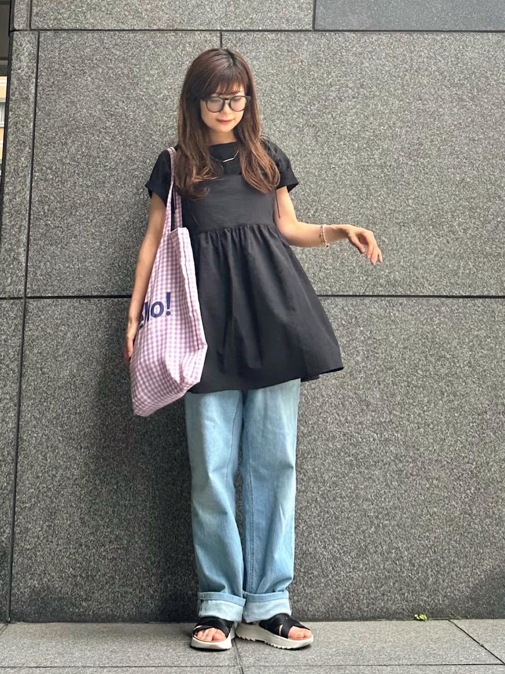 Marielさんの「ジャガードキャミビスチェ（Kastane）」を使ったコーディネートの1枚目の写真