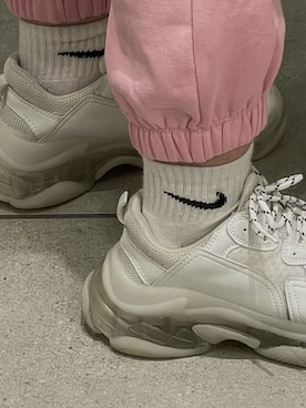 「NIKE(ナイキ)のアイテム(ソックス/靴下)」を使った、miyuさん(レディース・150cm)の夏コーディネート