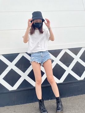 NAMIさんの「Dr.Martens / ドクターマーチン 1460 8EYEBOOT 8ホール ブーツ シューズ（Dr. Martens | ドクターマーチン）」を使ったコーディネート