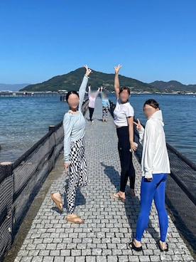 「NIKE(ナイキ)のアイテム(Tシャツ/カットソー)」を使った、maccoさん(レディース・162cm)の秋コーディネート