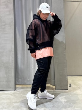 「NIKE(ナイキ)のアイテム(キャップ)」を使った、ABECHIさん(レディース・152cm・30代)の春コーディネート