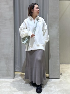 「NIKE(ナイキ)のアイテム(ショルダーバッグ)」を使った、ABECHIさん(レディース・152cm・30代)の秋コーディネート