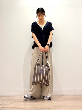「NIKE(ナイキ)のアイテム(スニーカー)」を使った、amiさん(レディース・160cm・30代)の夏コーディネート