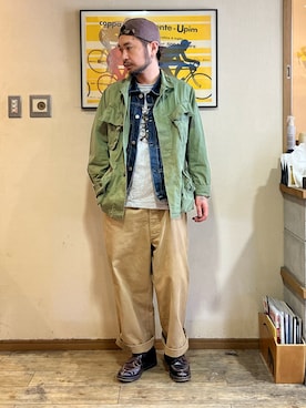 UNOさんの（Nigel Cabourn | ナイジェルケーボン）を使ったコーディネート