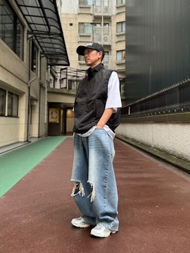 LHP福岡店 staffさんの「WHITELAND/ホワイトランド/LOGO Tシャツ（WHITELAND | ホワイトランド）」を使ったコーディネート