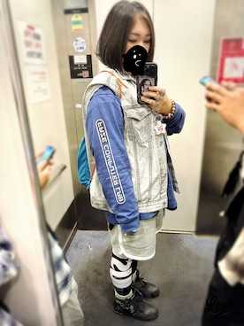 「NIKE(ナイキ)のアイテム(レギンス/スパッツ)」を使った、Yumam♡haruさん(レディース・165cm)の秋コーディネート