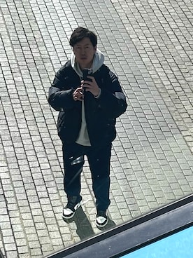 「NIKE(ナイキ)のアイテム(スニーカー)」を使った、komiさん(メンズ・178cm・30代)の冬コーディネート