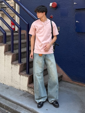 中村瑞輝(みずきち)さん(メンズ・176cm)の春コーディネート