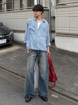 中村瑞輝(みずきち)さん(メンズ・176cm)の春コーディネート