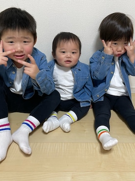 RION/3兄弟ママ🧸さんのコーディネート