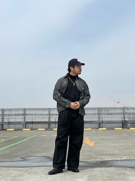 「schott(ショット)のアイテム」を使った、Ryuji Abeさん(メンズ・176cm)の春コーディネート