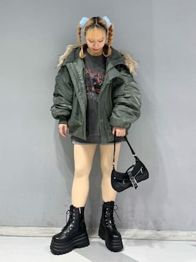 WEGOさん(レディース・153cm)の冬コーディネート