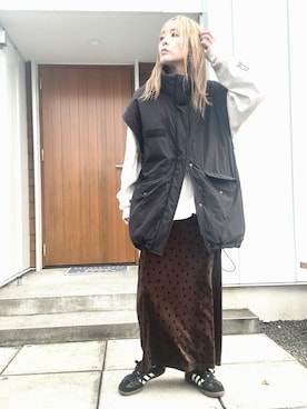 minakoさん(レディース・160cm)の冬コーディネート