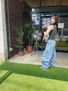 「NIKE(ナイキ)のアイテム(スニーカー)」を使った、Haoさん(レディース・149cm)の夏コーディネート