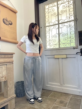 「NIKE(ナイキ)のアイテム(スニーカー)」を使った、Haoさん(レディース・149cm)の夏コーディネート
