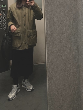 「NIKE(ナイキ)のアイテム(トップス)」を使った、ネさん(レディース・160cm)の冬コーディネート