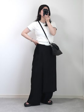 「OOFOS(ウーフォス)のアイテム」を使った、ゆ ず も も .さん(レディース・160cm)の春コーディネート