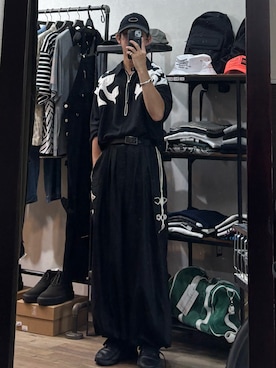 「Y-3(ワイスリー)のアイテム(スニーカー)」を使った、kokoro2006さん(メンズ・165cm)の夏コーディネート
