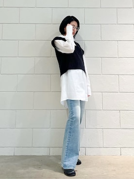 永田悠莉さんの（EMODA | エモダ）を使ったコーディネート